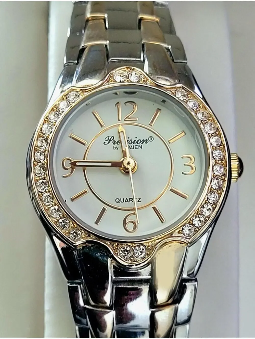 Rare Gruen Precision Diamond Collection Womans‎ Watch In Box